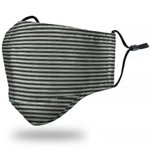 CARDI "Multi-Striped" Black Face Mask