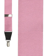 Cardi Pink Grosgraine Suspenders