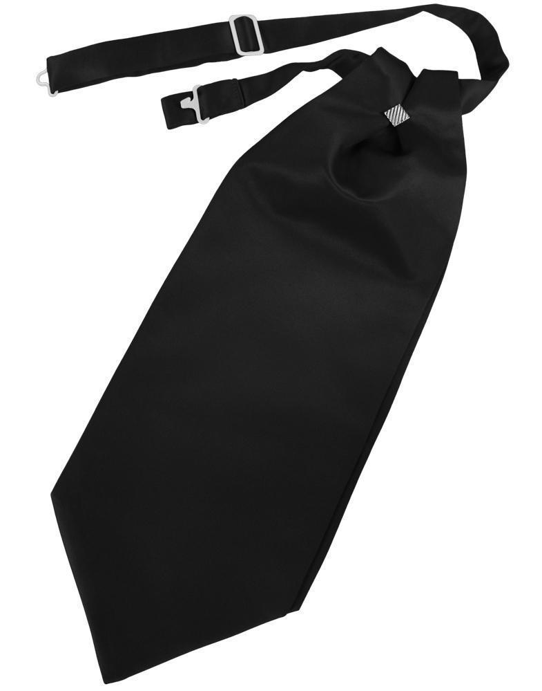 Black Luxury Satin Cravat Black Luxury Satin Cravat