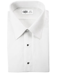 Classic Collection "Como" Kids White Laydown Tuxedo Shirt