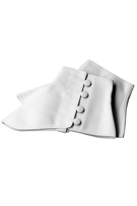 Classic Collection White Cotton Spats