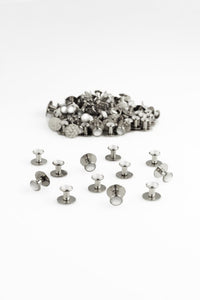 Cardi White & Silver Studs (144 pieces)